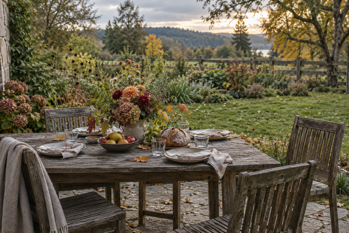 A Simple Autumn Garden Gathering